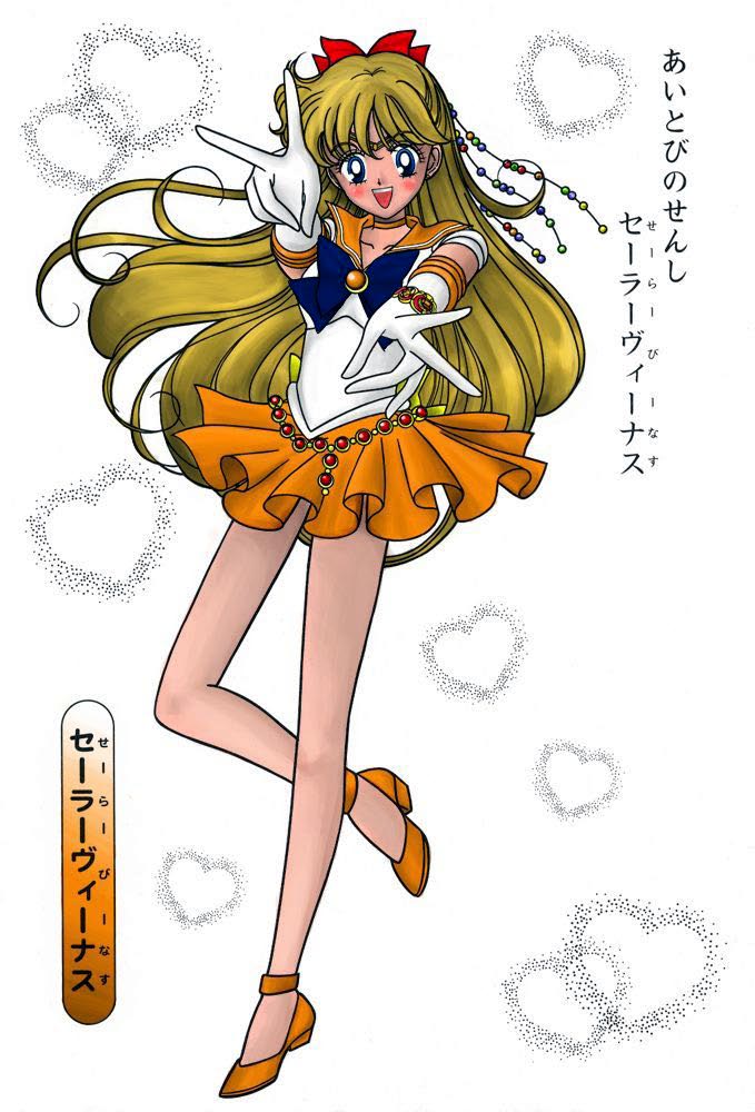 Sailor venus coloring page by nekoampy on