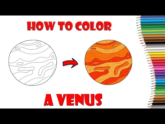How to color a venus easy coloring guide for kids