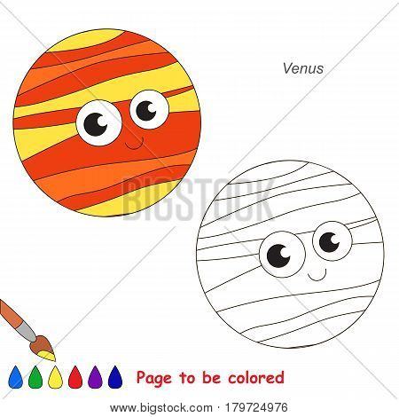 Cute venus planet be vector photo free trial bigstock