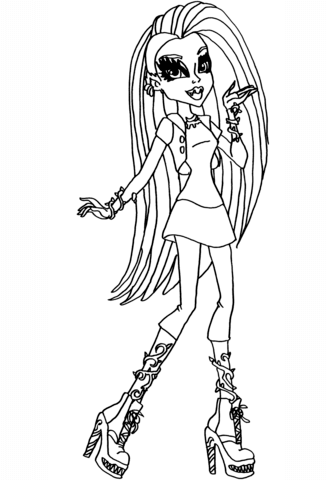 Venus mcflytrap coloring page free printable coloring pages