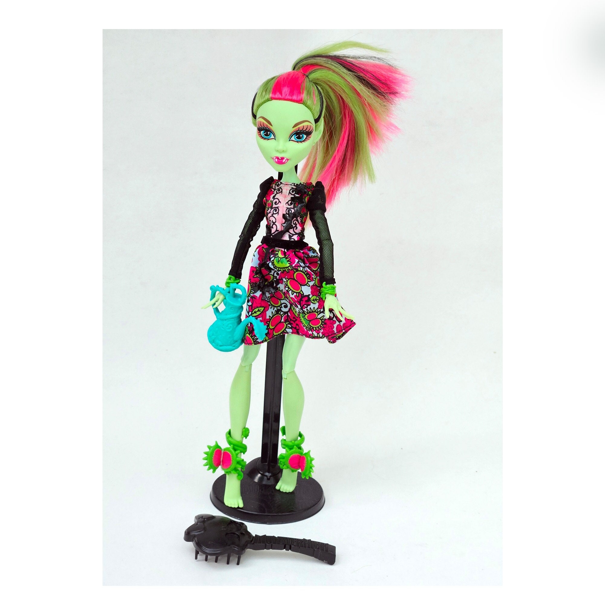 Gloom and bloom venus mcflytrap monster high doll for collectors ooak repaints playing mattel girl mattel extremely rare original