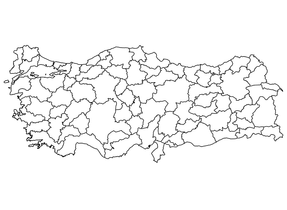 Turkey country coloring pages