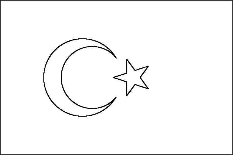 Turkey country coloring pages