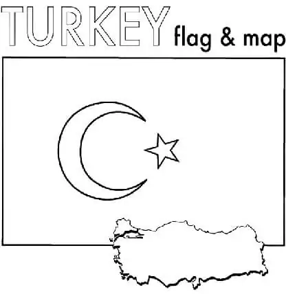 Turkey country malvorlagen
