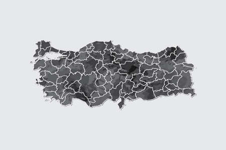 Turkey map stock vector illustration and royalty free turkey map clipart