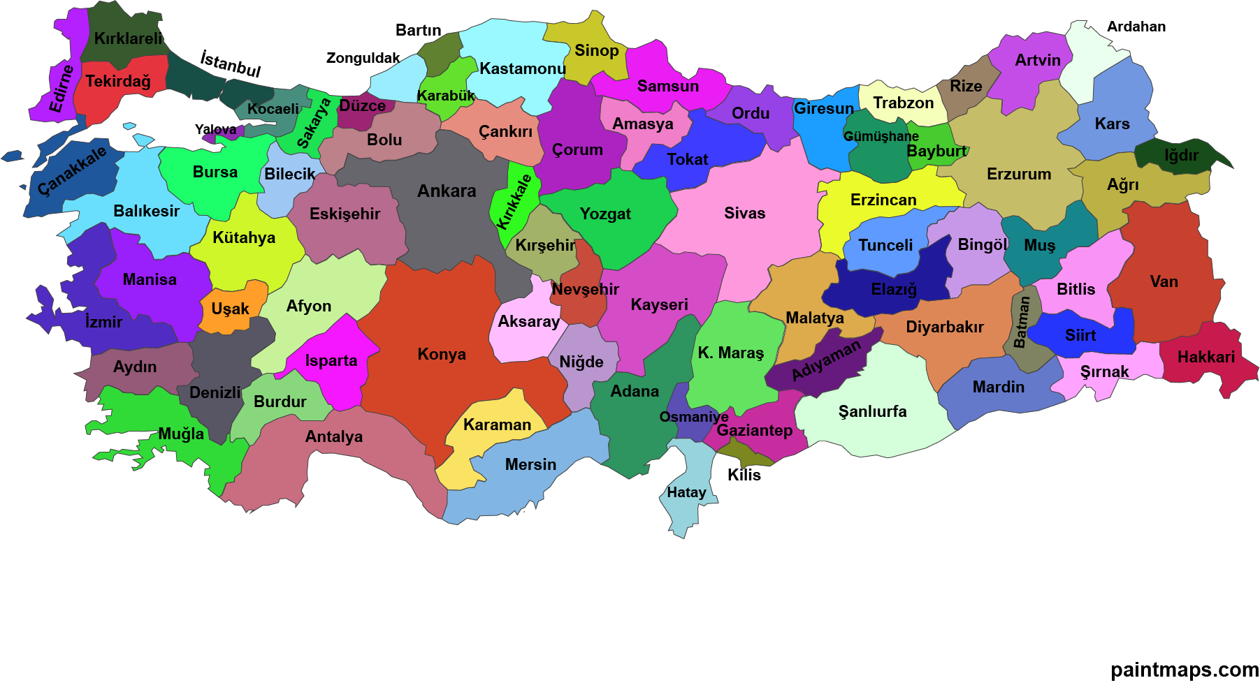Download free turkey vector map eps svg pdf png adobe illusator adobe illusator map vector coloring pages