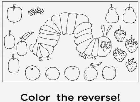 Fruit with the very hungry caterpillar
