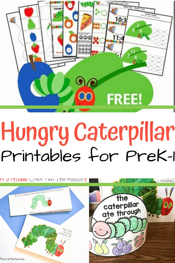 More than the very hungry caterpillar printables