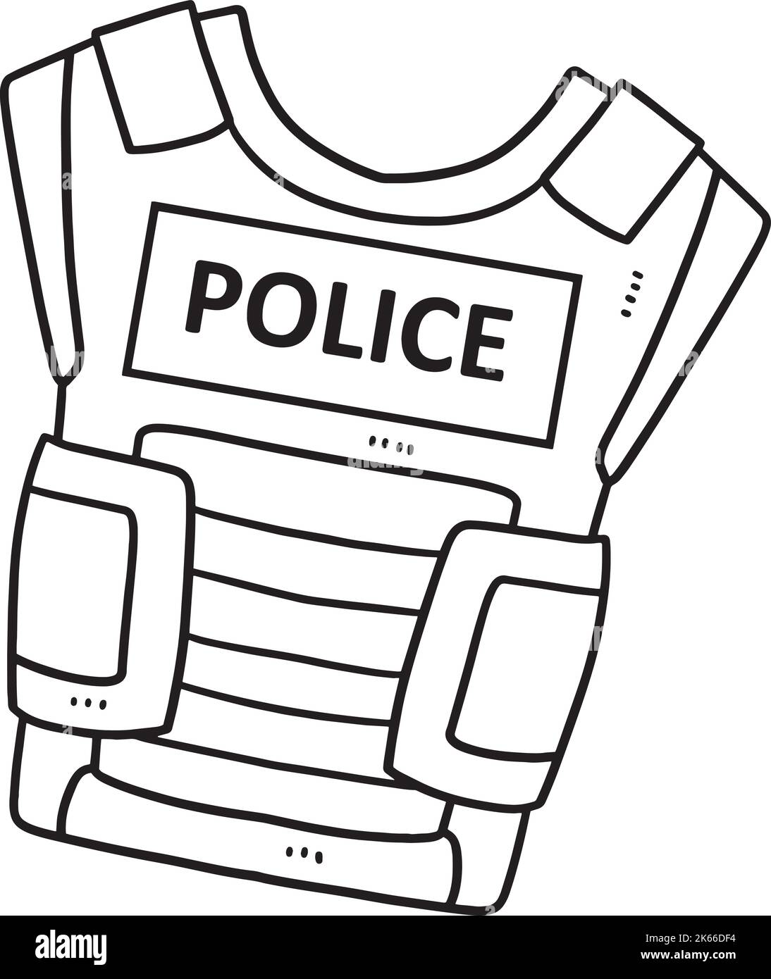 Police bulletproof vest black and white stock photos images