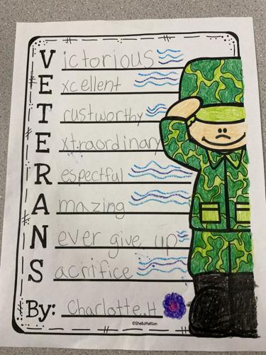 Sharp creek students show appreciation to veterans news