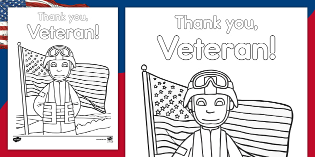 Free thank you veteran loring page