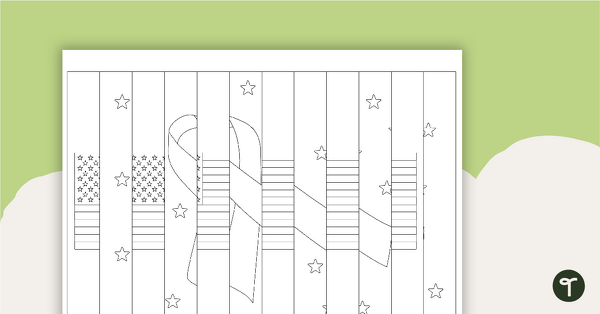 Memorial day art activity teach starter