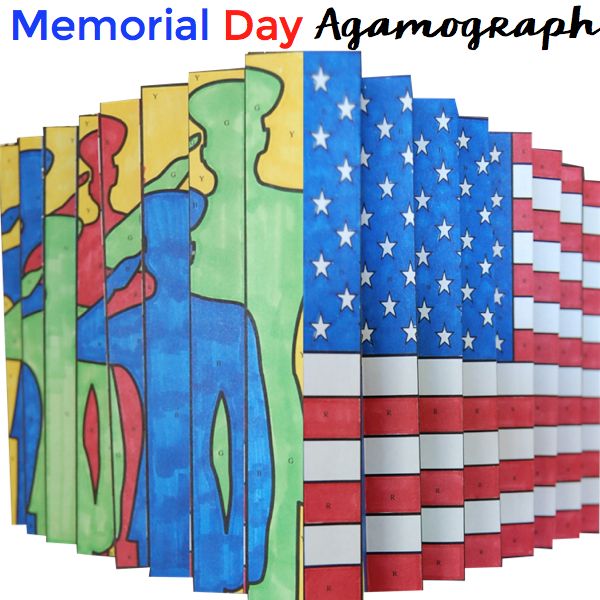 Patriotic agamographs unique veterans day activity remembrance day canada memorial day activities agamograph patriotic art