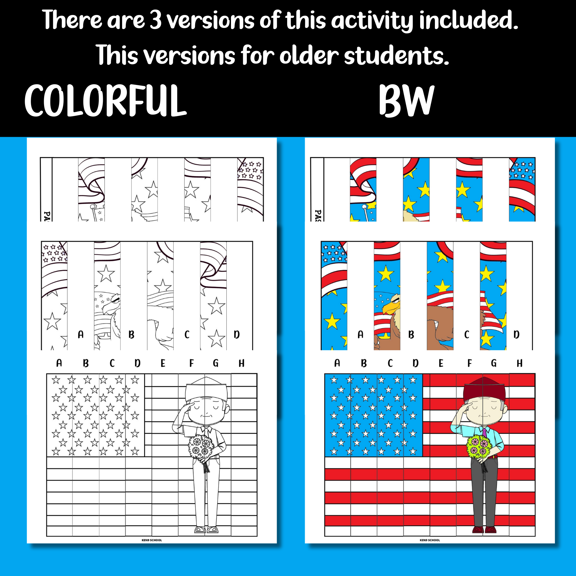 Veterans day craft agamograph art coloring activities patriotic agamograph made by teachers