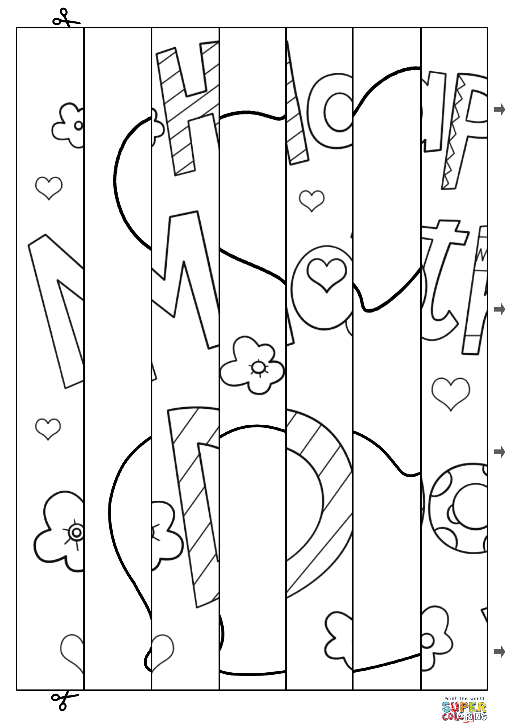 Mothers day agamograph template free printable papercraft templates