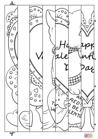 Valentines day agamograph template free printable papercraft templates