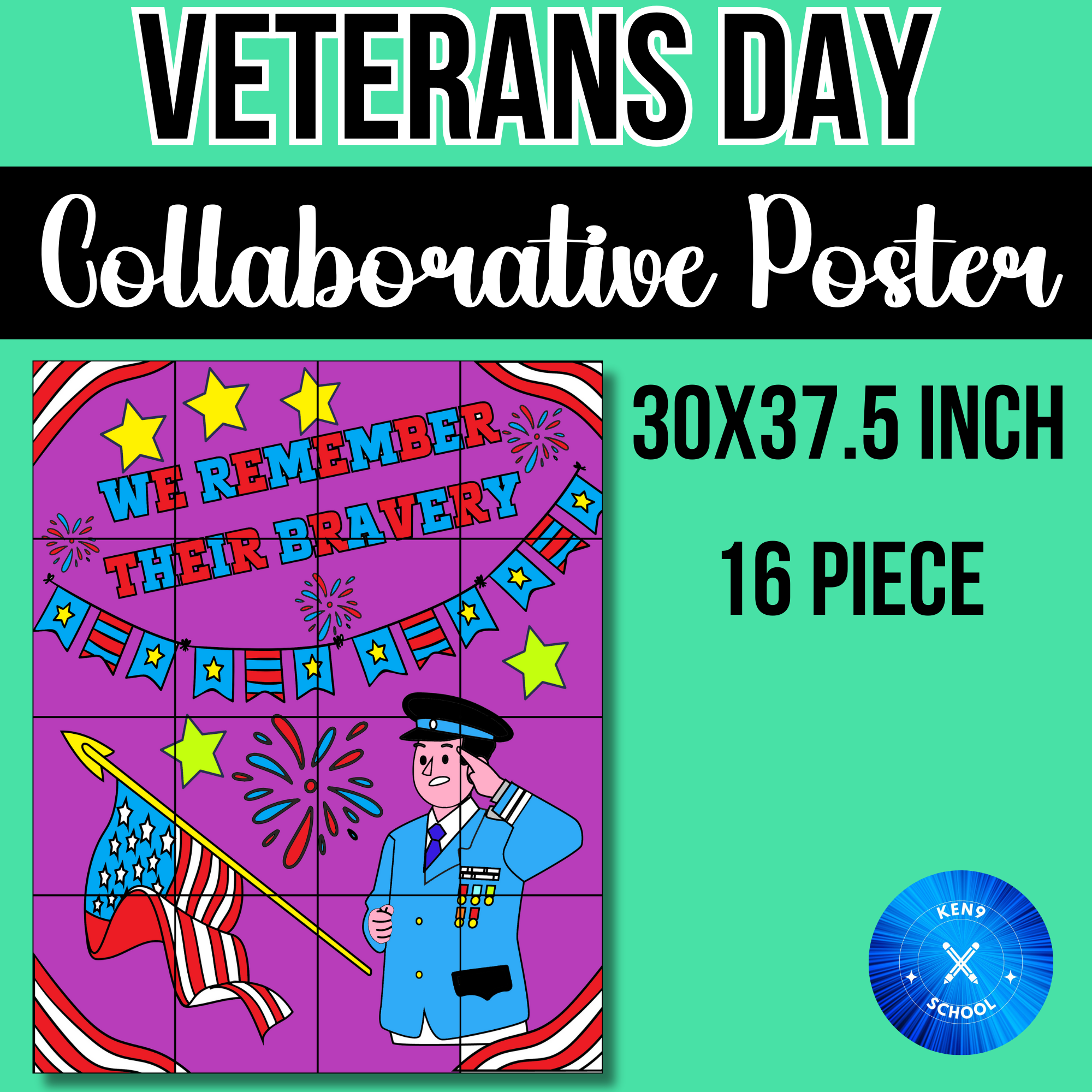 Veterans day bundlebulletin board coloring windsockagamographand more made by teachers