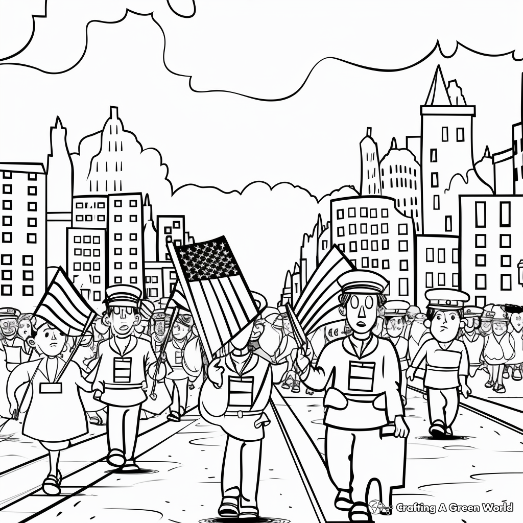 Veterans day coloring pages