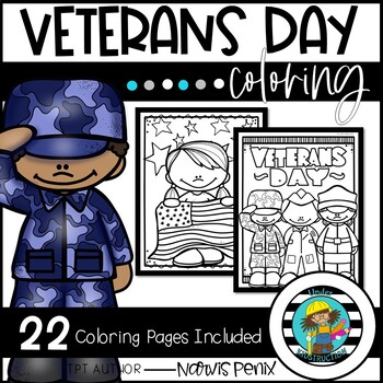 Veterans day coloring pages by under kidstruction tpt