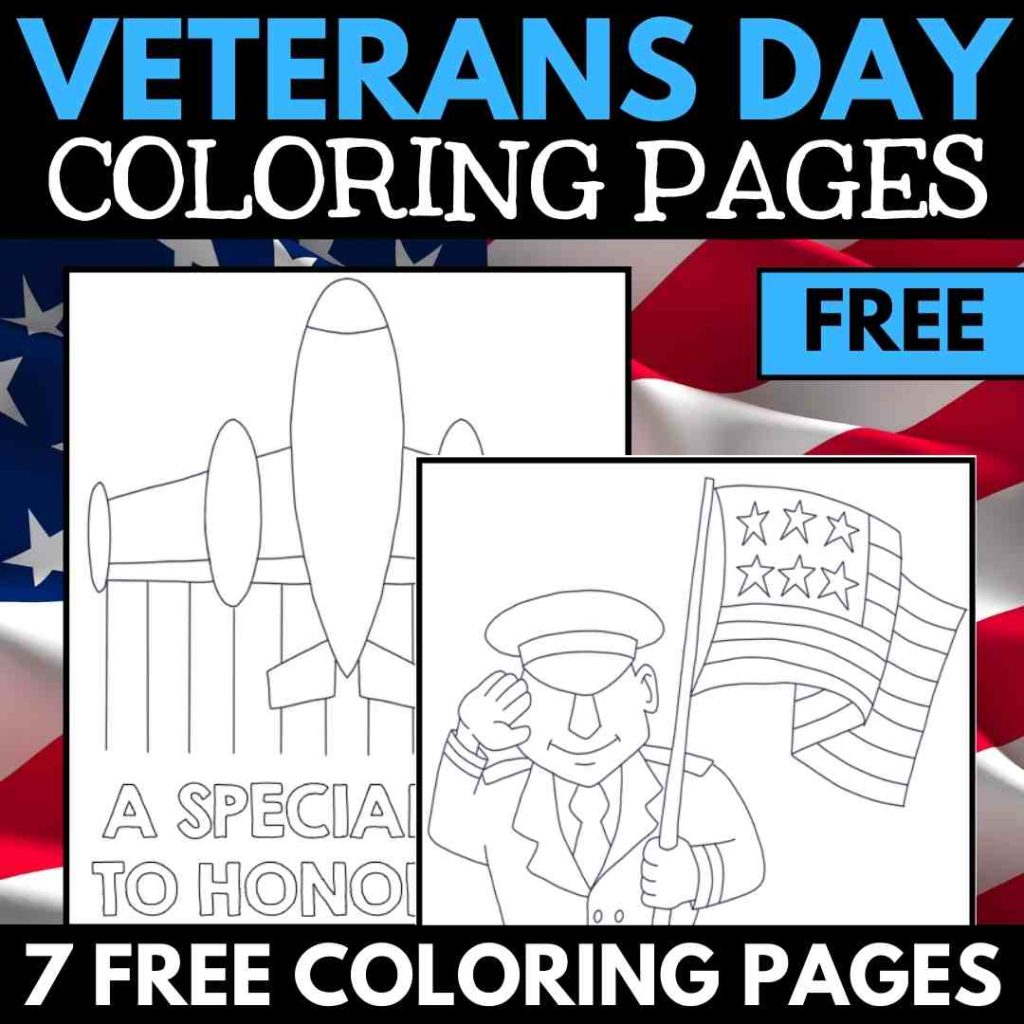 Veterans day coloring pages