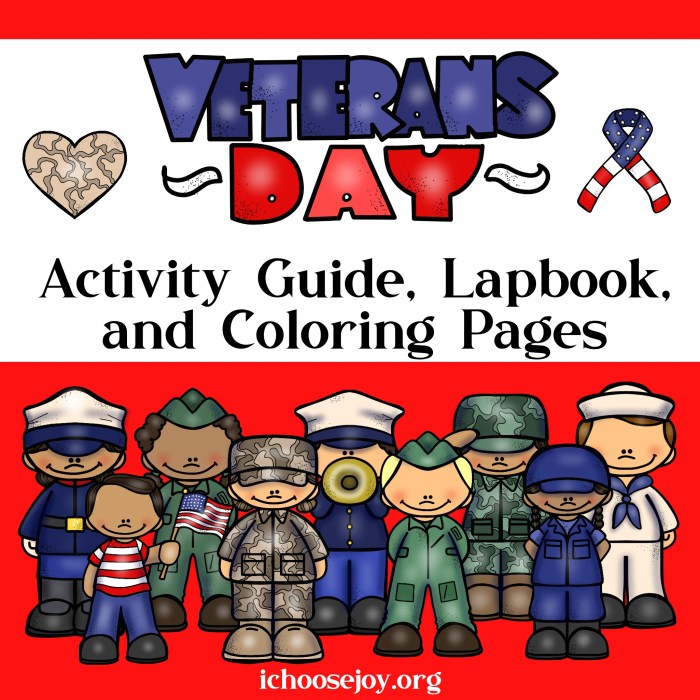 Veterans day activity guide lapbook and coloring pages music in