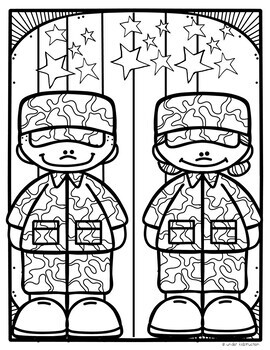 Veterans day coloring pages by under kidstruction tpt