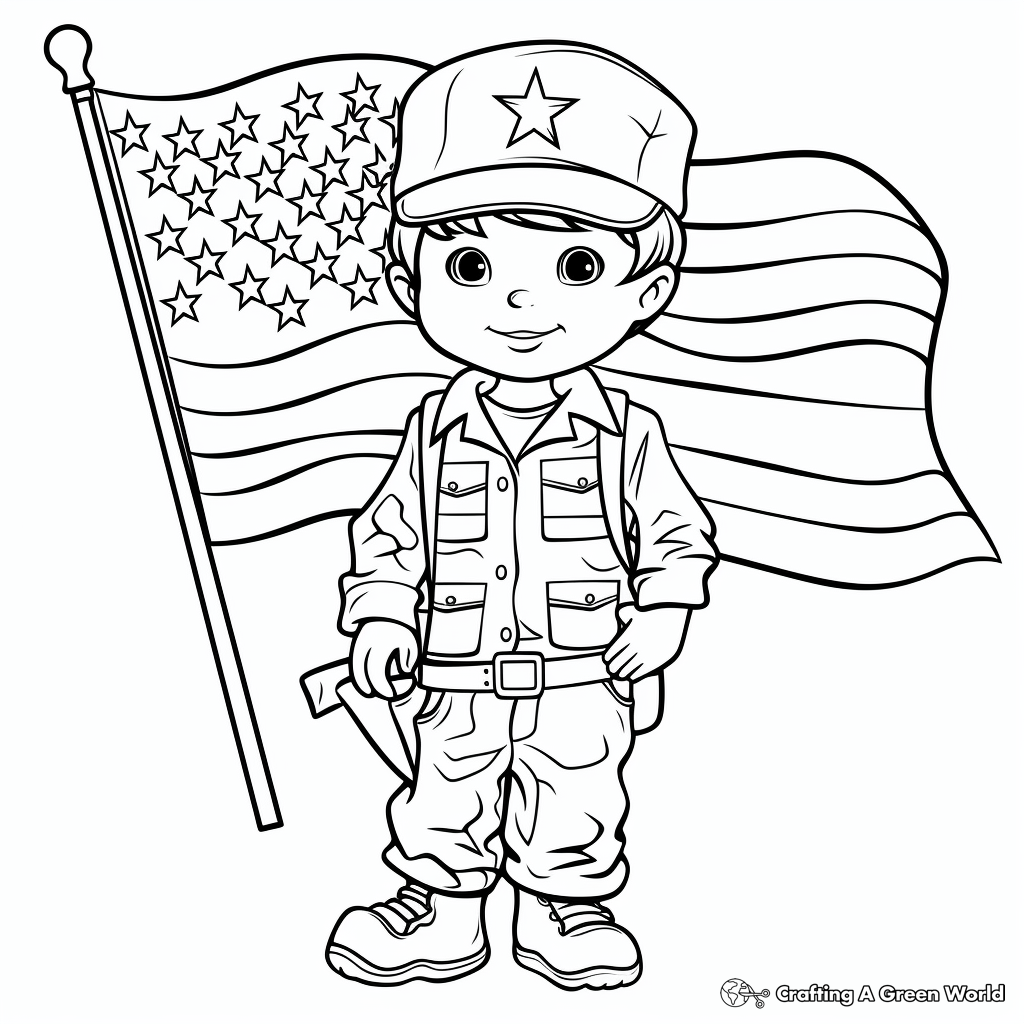 Veterans day coloring pages