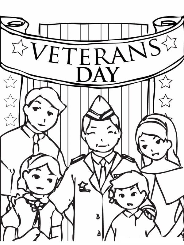 Veterans day coloring pages