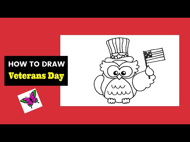 How to draw veterans day veterans day drawings easy