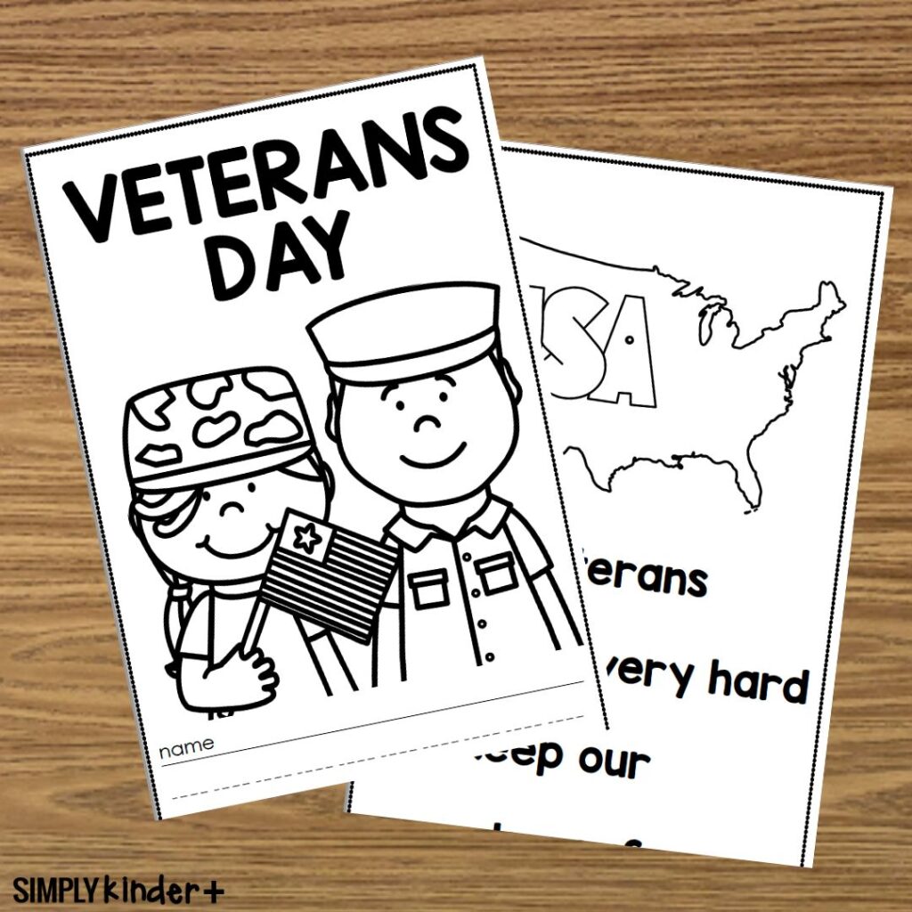 Veterans day easy reader