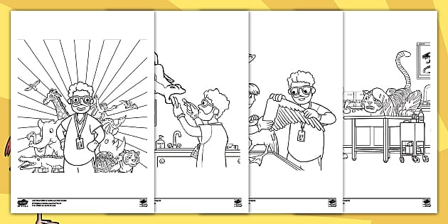 The zoo vet louring pages teacher made