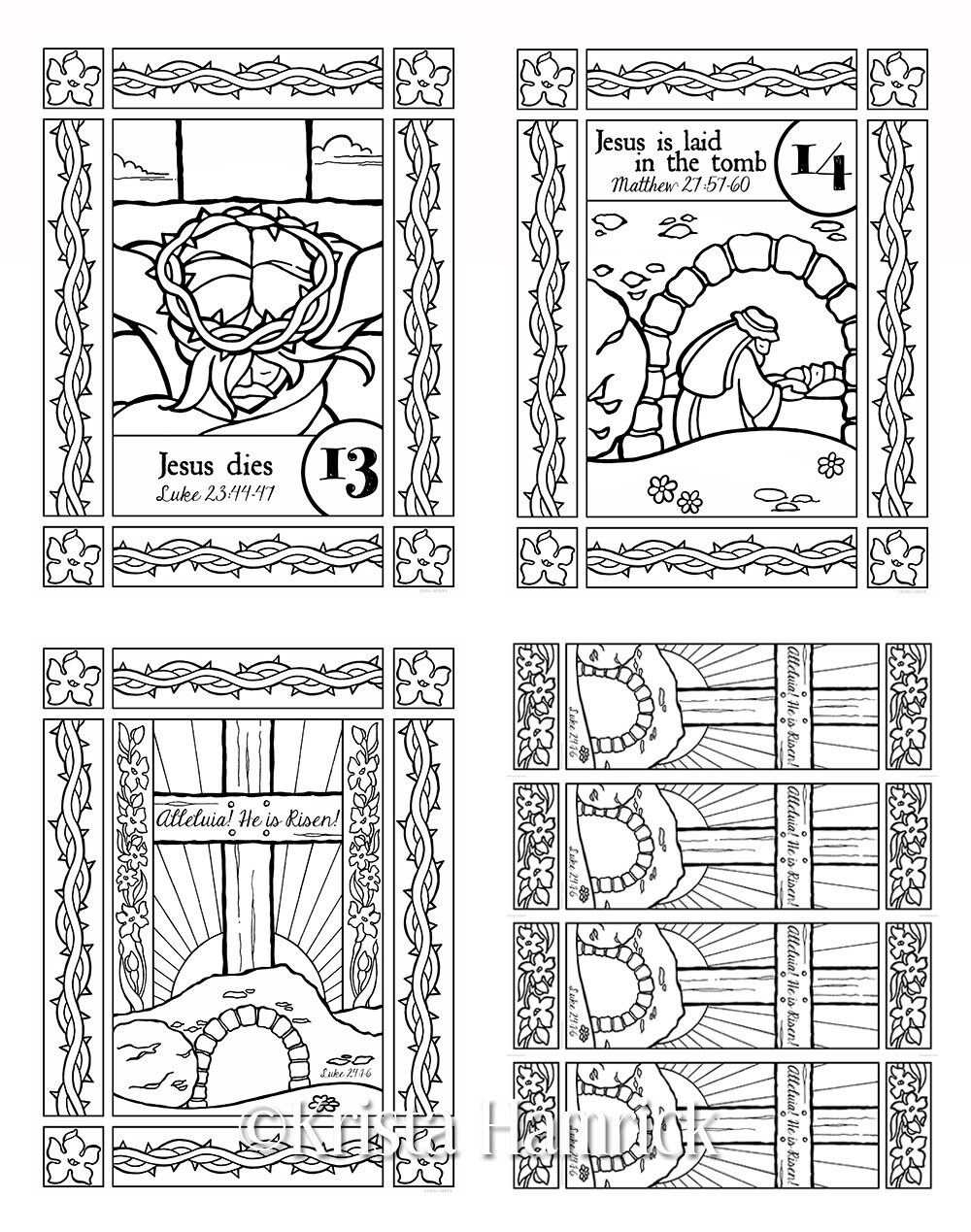 El vãa crucis pãginas para colorear que representan el vãa crucis bãblico