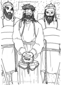 Dibujos de viacrucis de jesãºs estaciones de la cruz para colorear