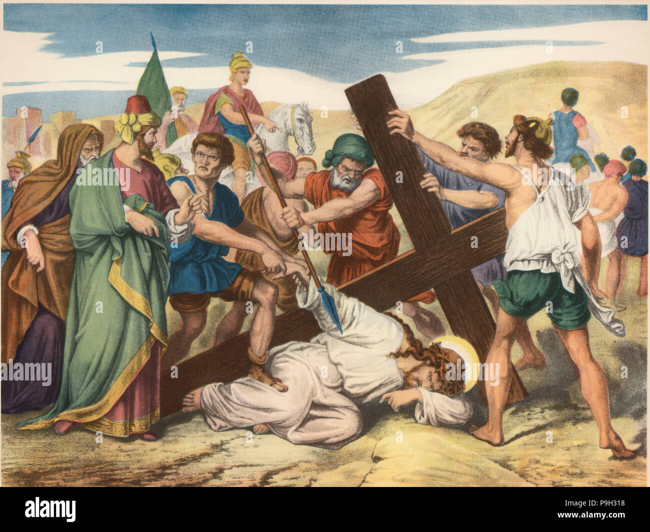 Third station of the cross hi