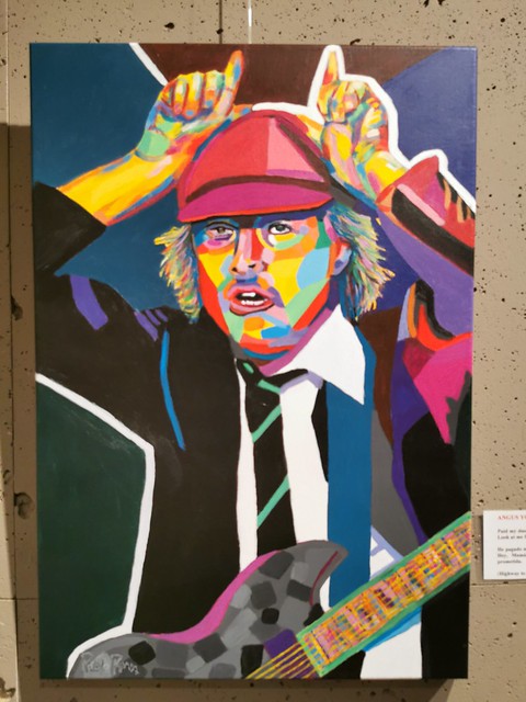 Exposiciãn pinturas pablo roma colours and rock roll ambitâ
