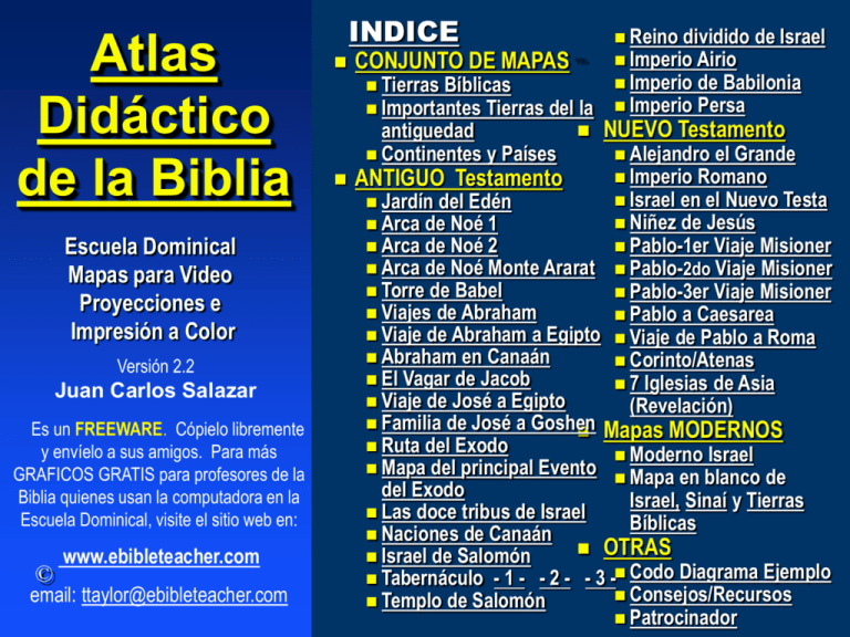 Bible class atlas