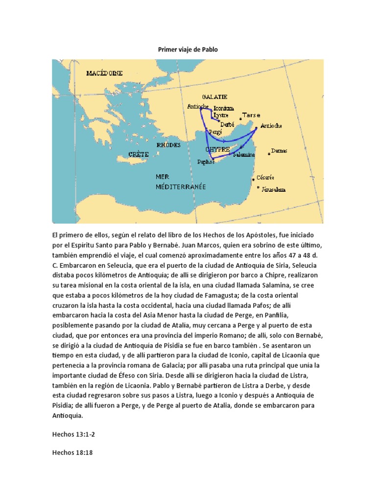 Mapas viaj de pablo pdf pablo el apãstol bernabã