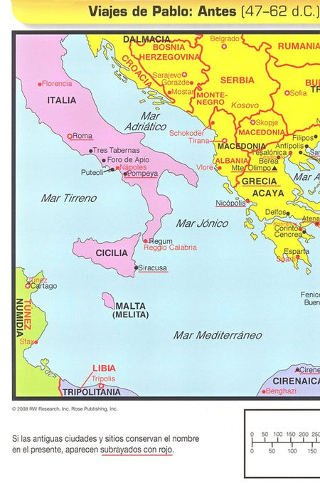 Mapas biblicos antes y ahora folleto then now bible maps pamphlet â one stone biblical resources