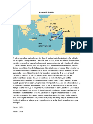 Mapas viaj de pablo pdf pablo el apãstol bernabã