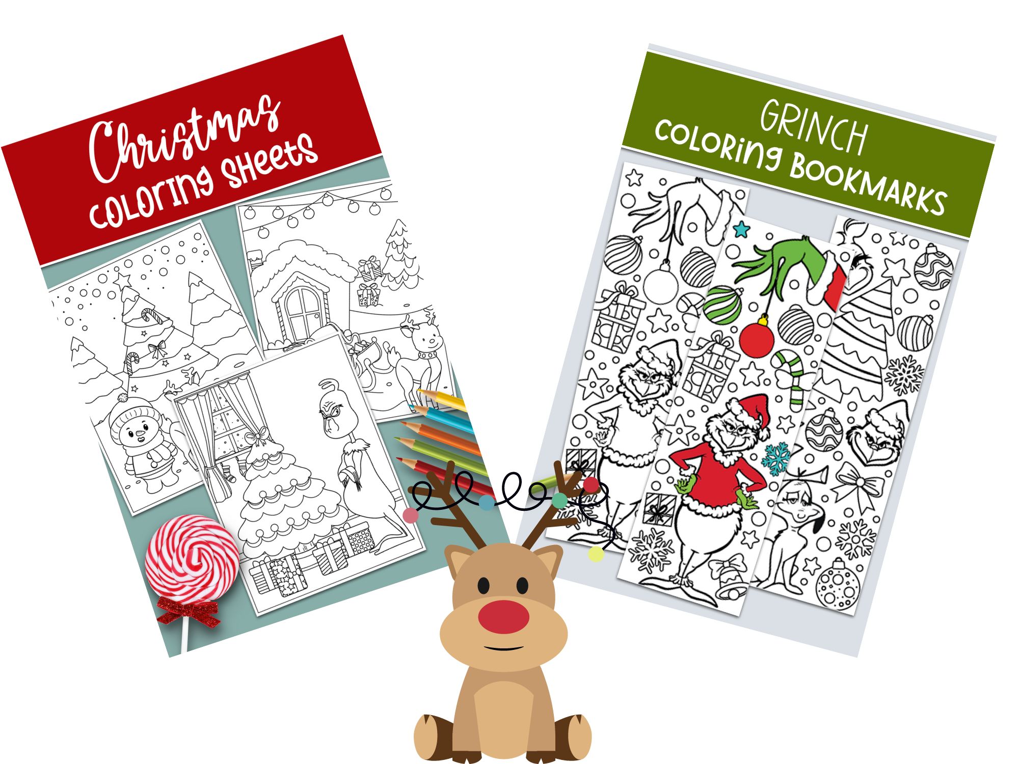 Get festive with free grinch coloring pages