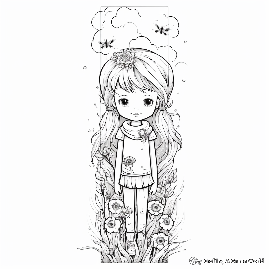 Bookmark coloring pages