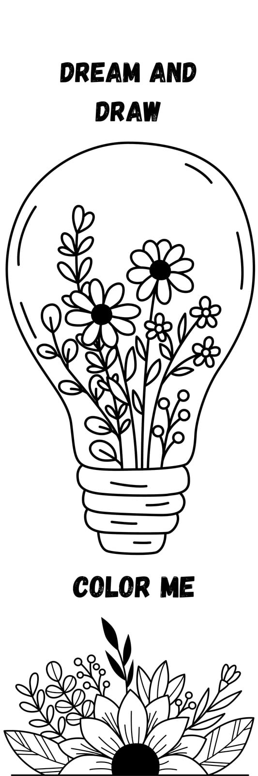 Free custom printable coloring bookmark templates