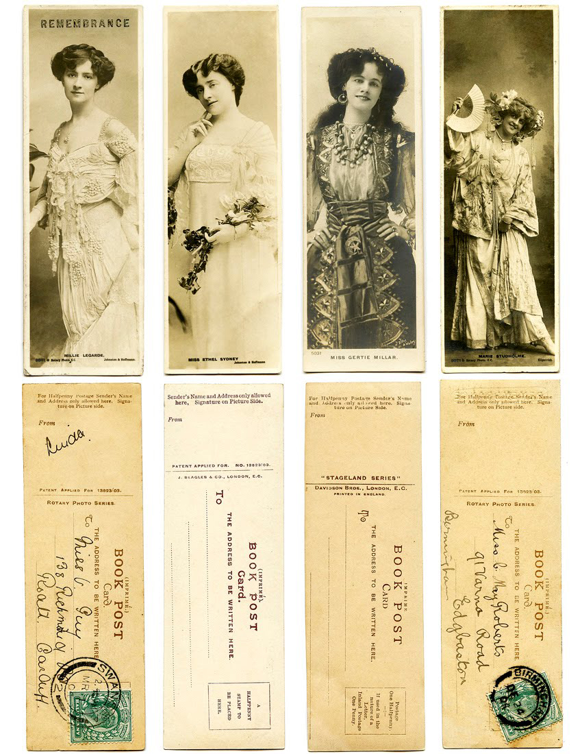 Diy printable paper actress bookmarks