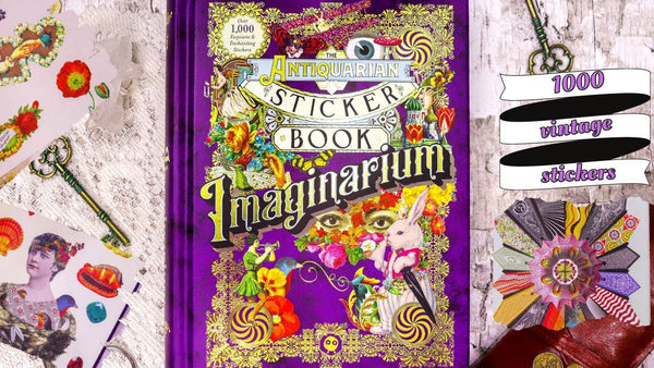 Antiquarian sticker book imaginarium
