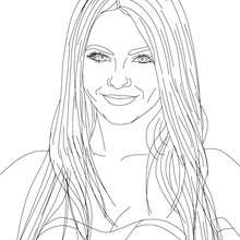 Victoria justice american singer coloring pages