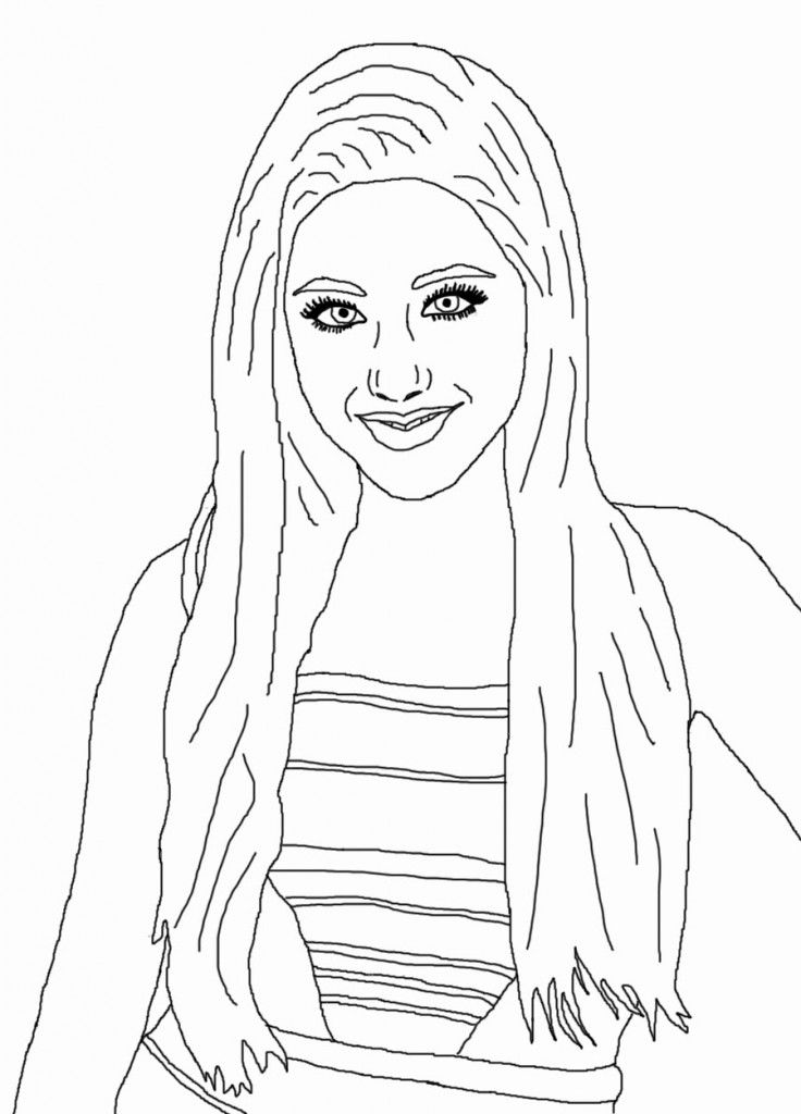Printable victorious coloring pages