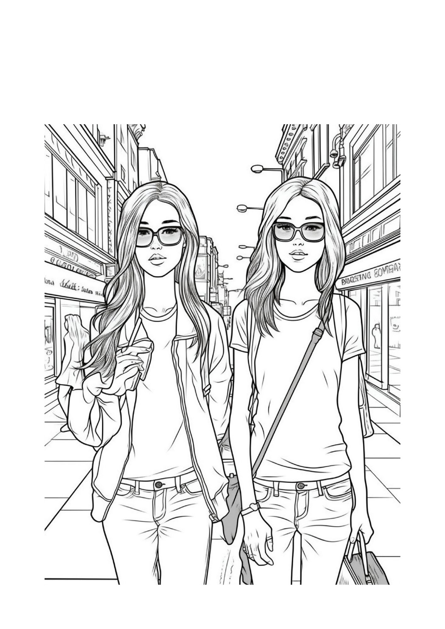 Fashion coloring pages sxedio modas