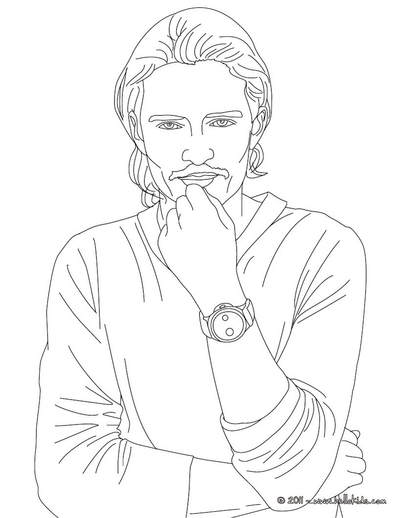 Orlando bloom coloring pages
