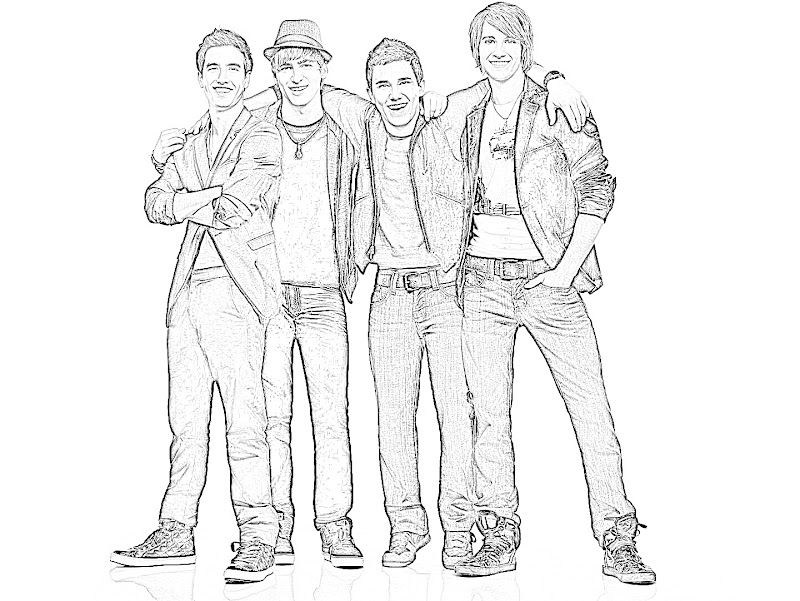 Big time rush coloring pages for print and color big time rush coloring pages big time