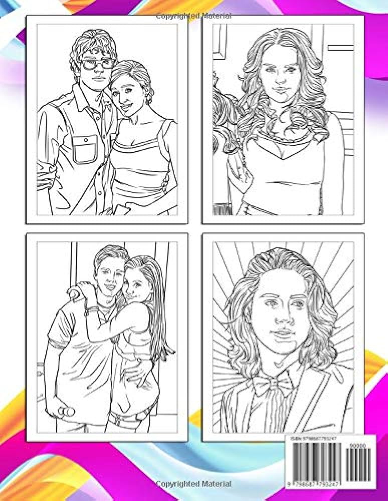 Victorious coloring book an amazing coloring book for fans for relaxation stress relieving and have fun with adorable characters of victorious gerard thomas books